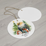 Personalized Bald Eagle Christmas Tree Ornament