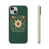Floral Biodegradable iPhone Cases