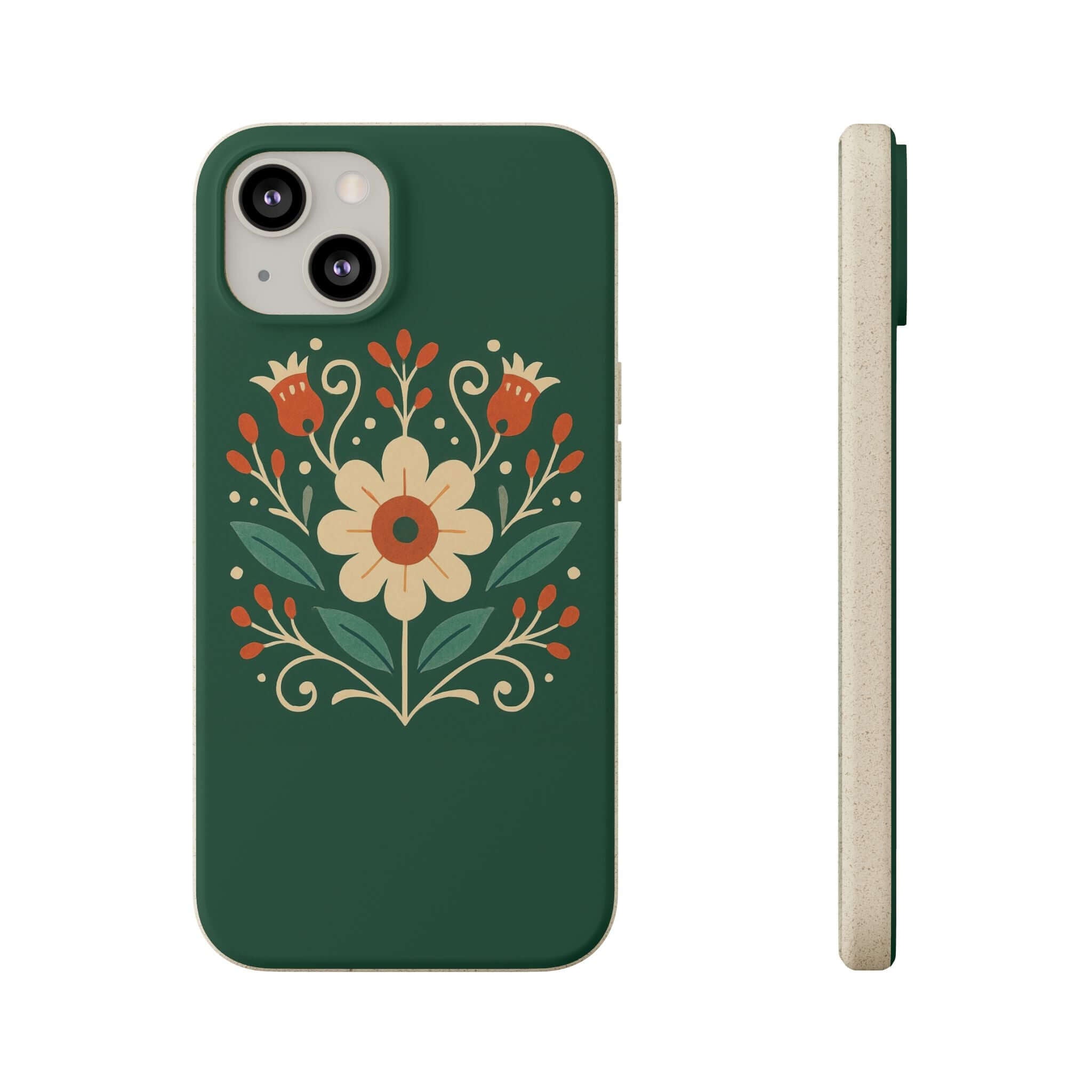 Floral Biodegradable iPhone Cases