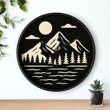 Mountain Scene Wall Clock