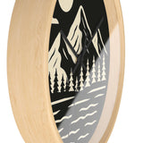 Mountain Scene Wall Clock