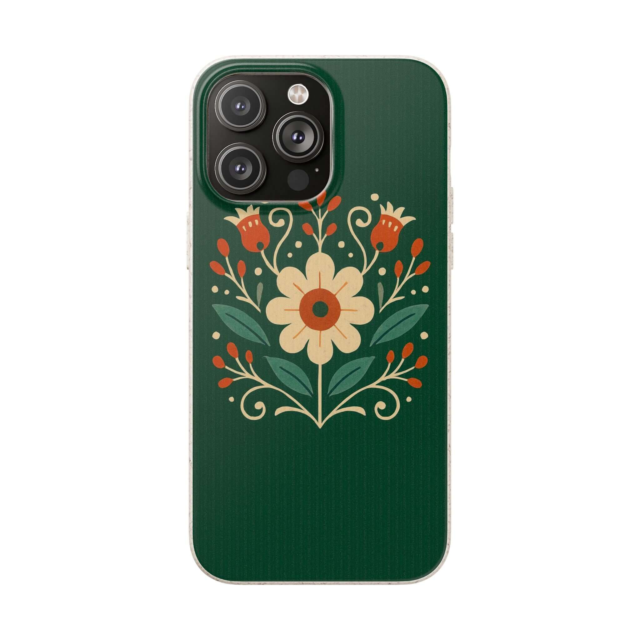 Floral Biodegradable iPhone Cases