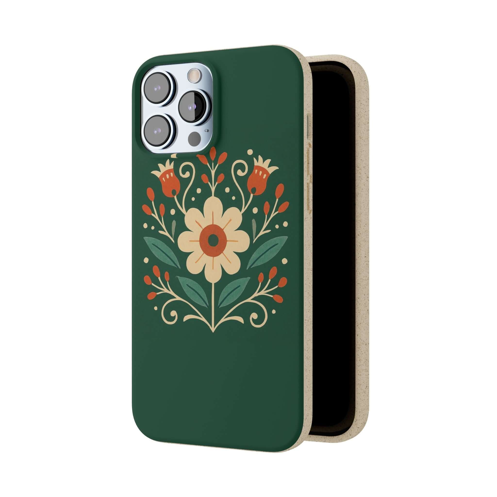 Floral Biodegradable iPhone Cases
