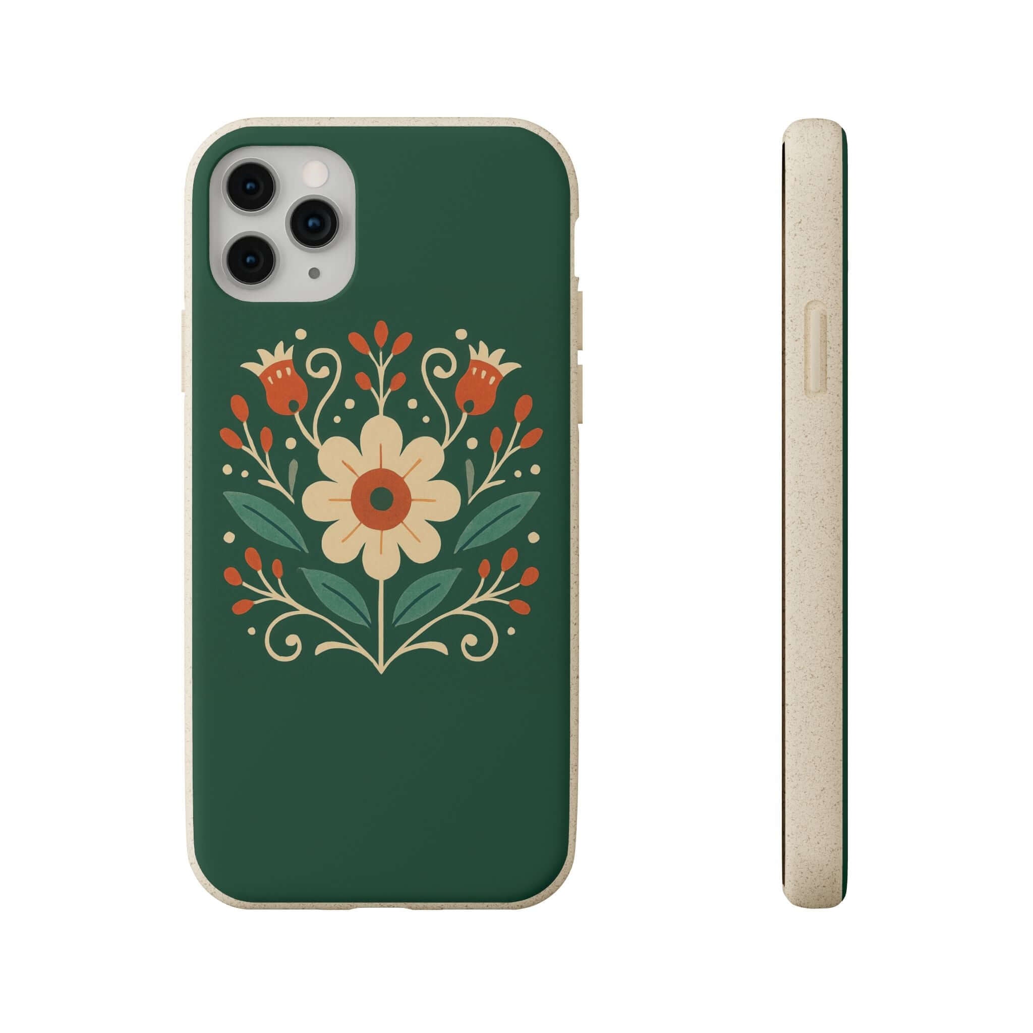 Floral Biodegradable iPhone Cases