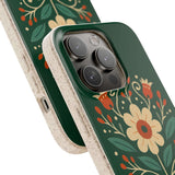 Floral Biodegradable iPhone Cases