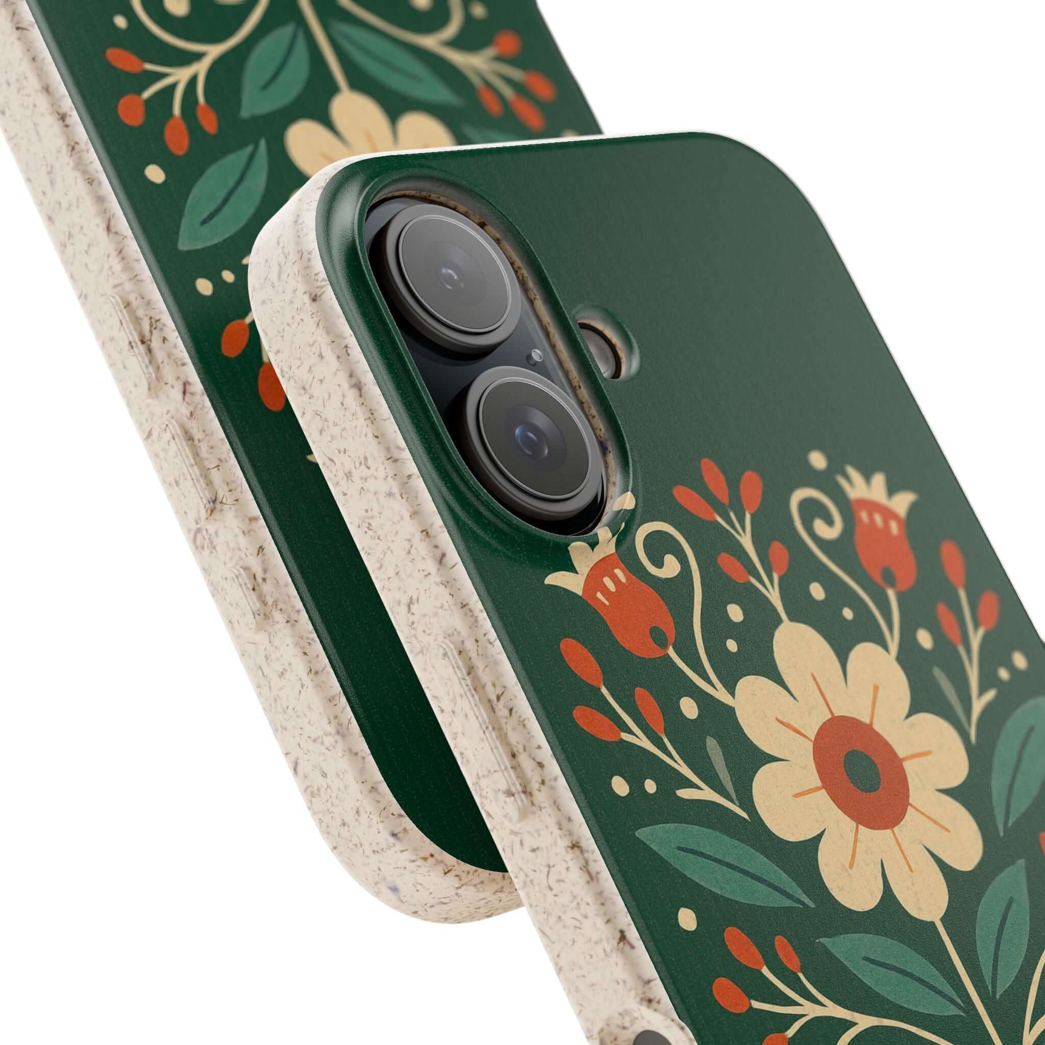 Floral Biodegradable iPhone Cases
