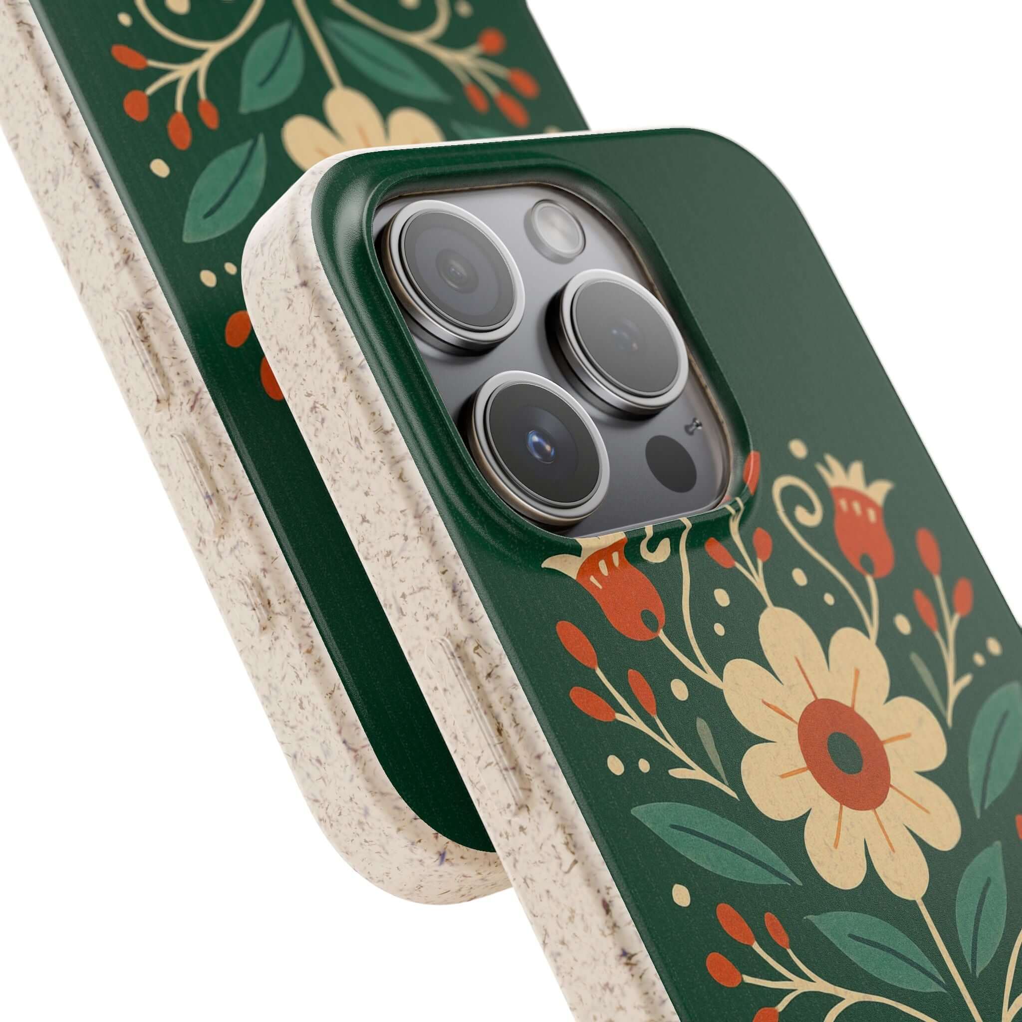 Floral Biodegradable iPhone Cases