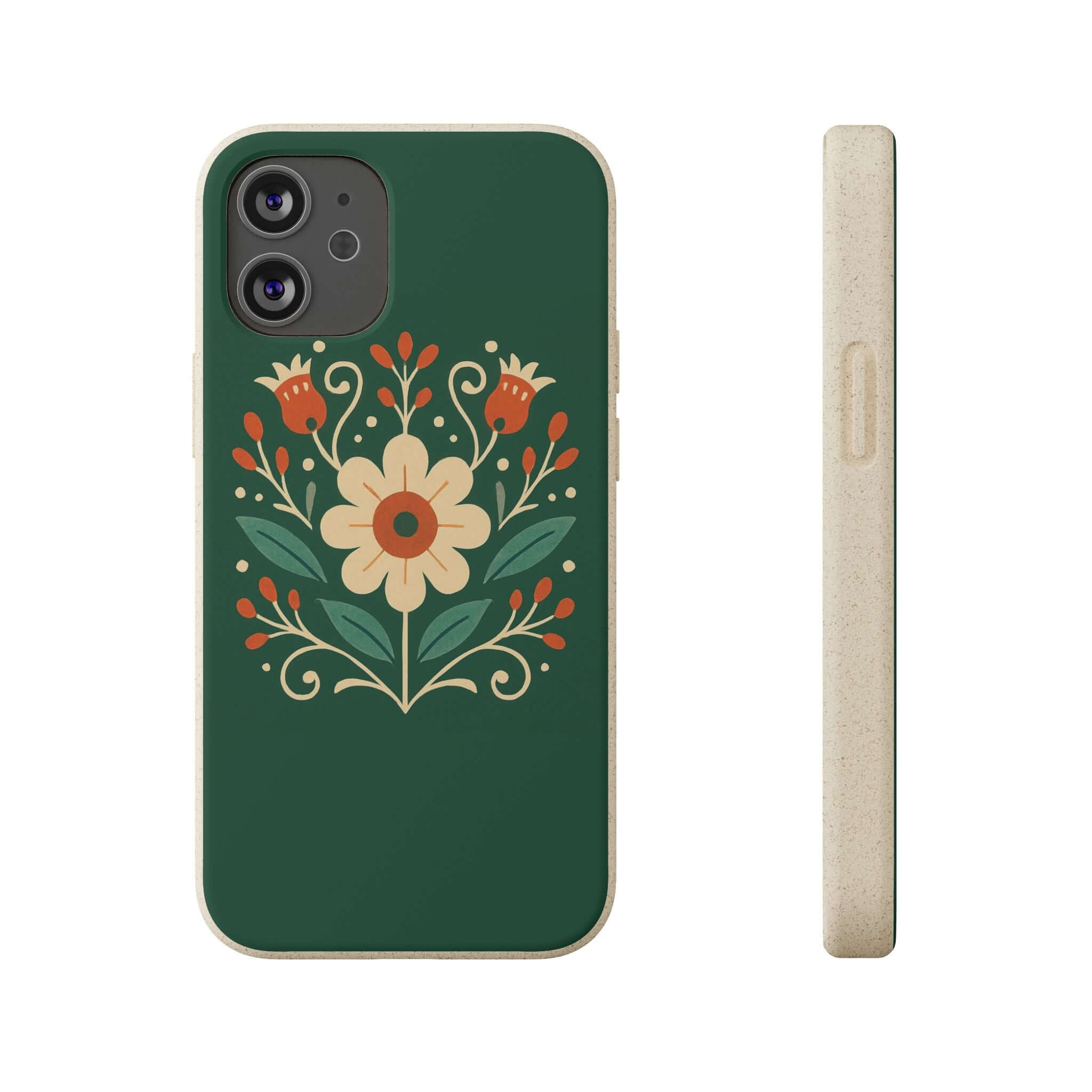 Floral Biodegradable iPhone Cases