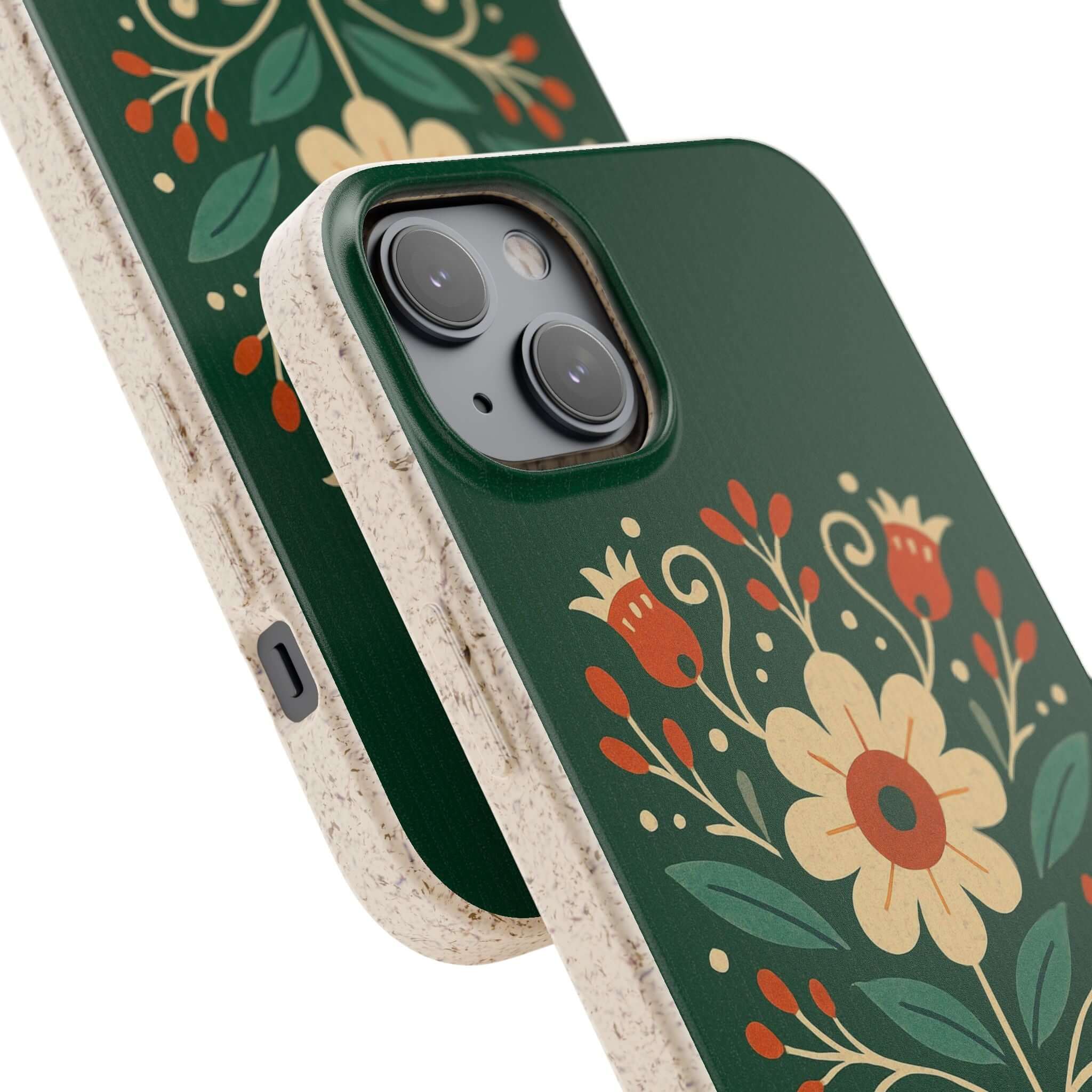 Floral Biodegradable iPhone Cases