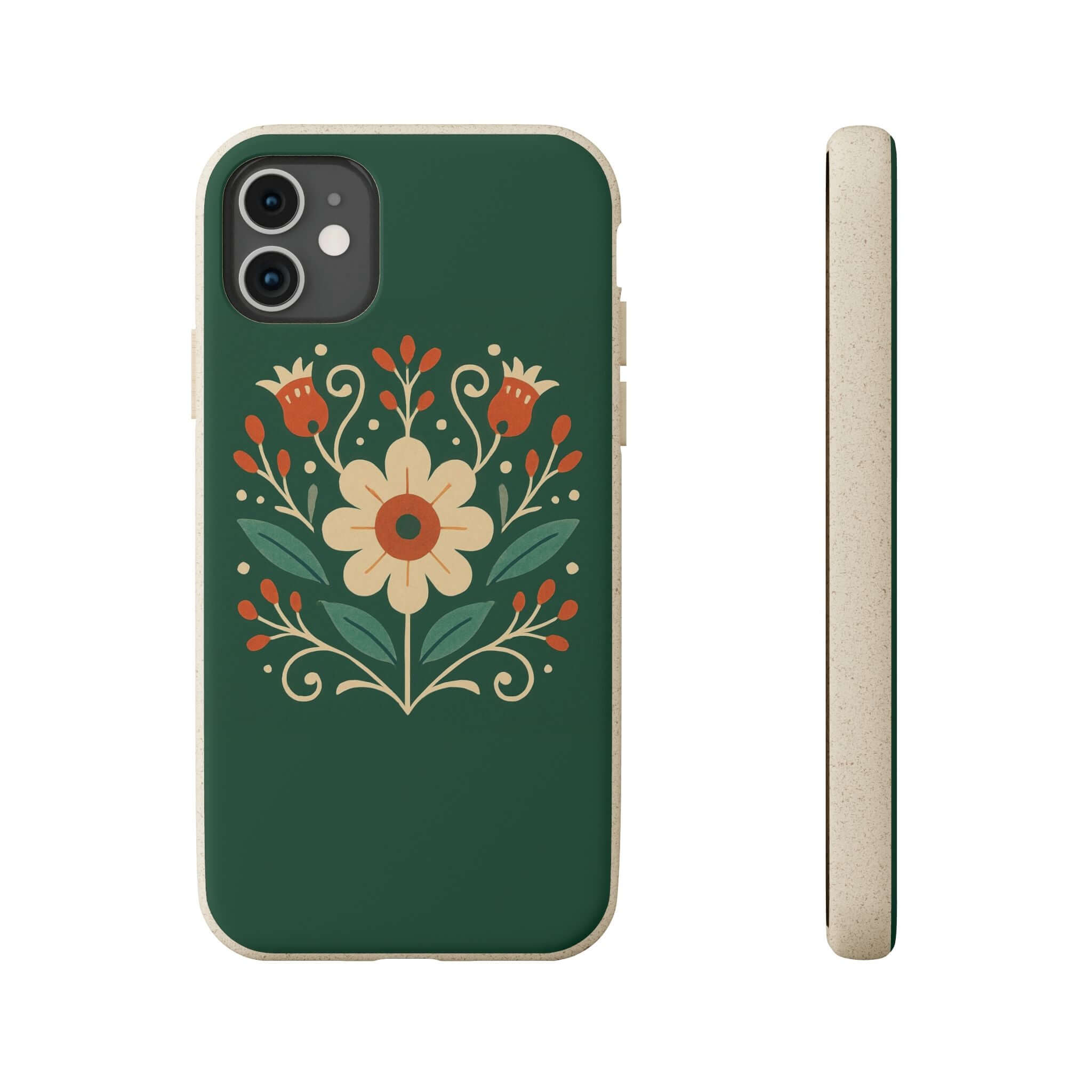 Floral Biodegradable iPhone Cases