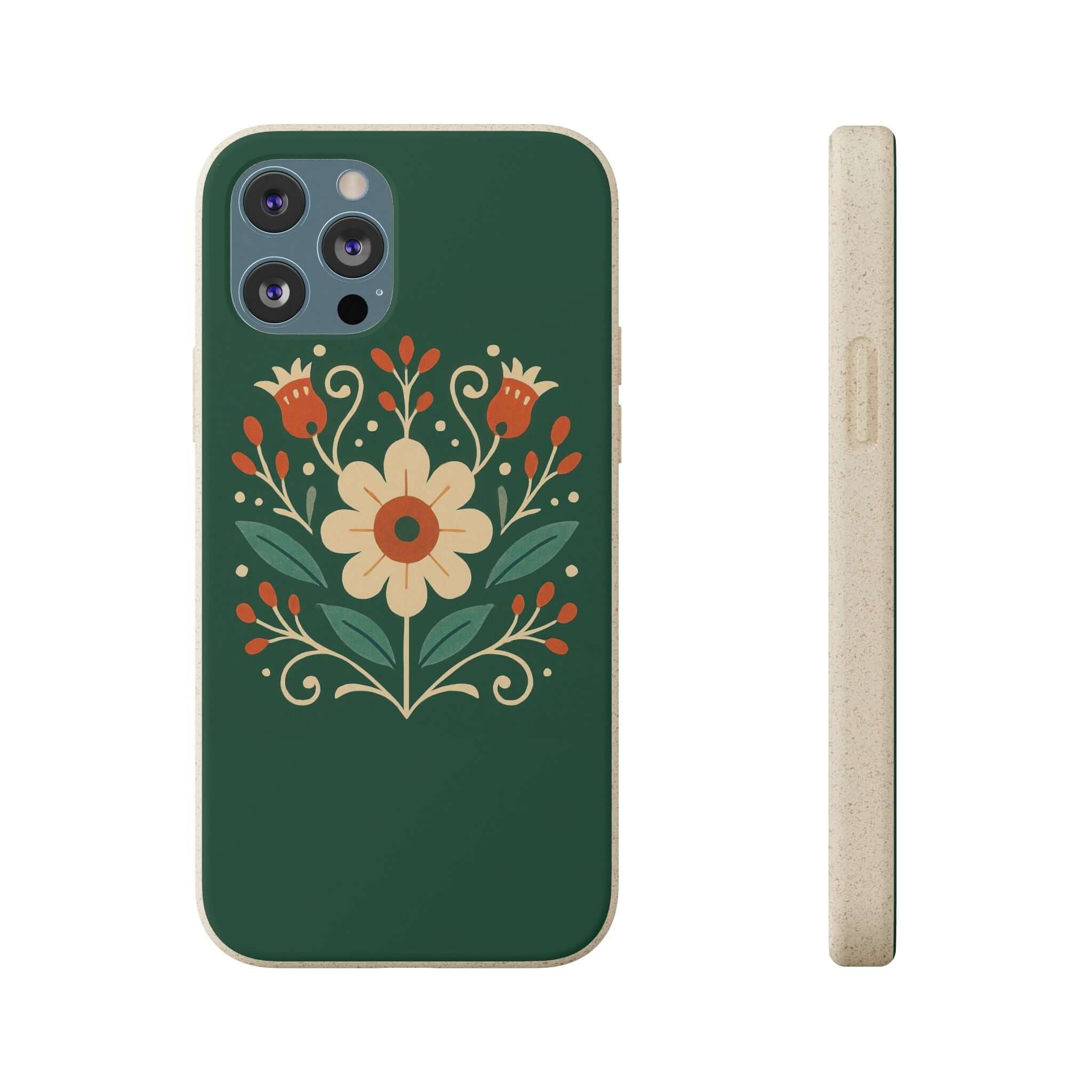 Floral Biodegradable iPhone Cases