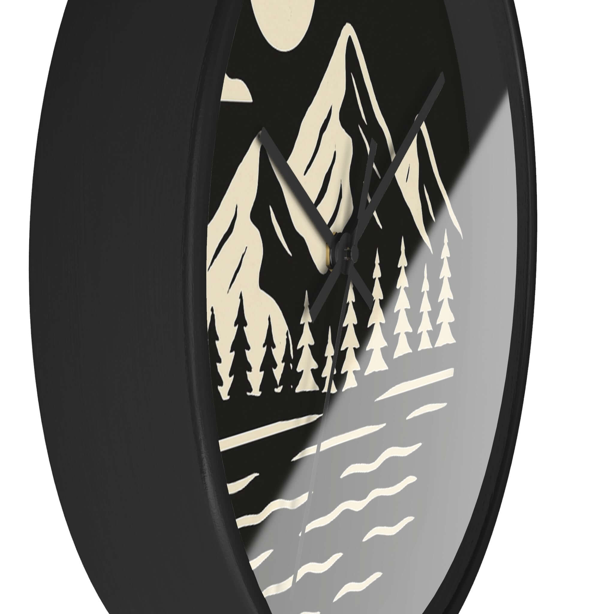 Mountain Scene Wall Clock