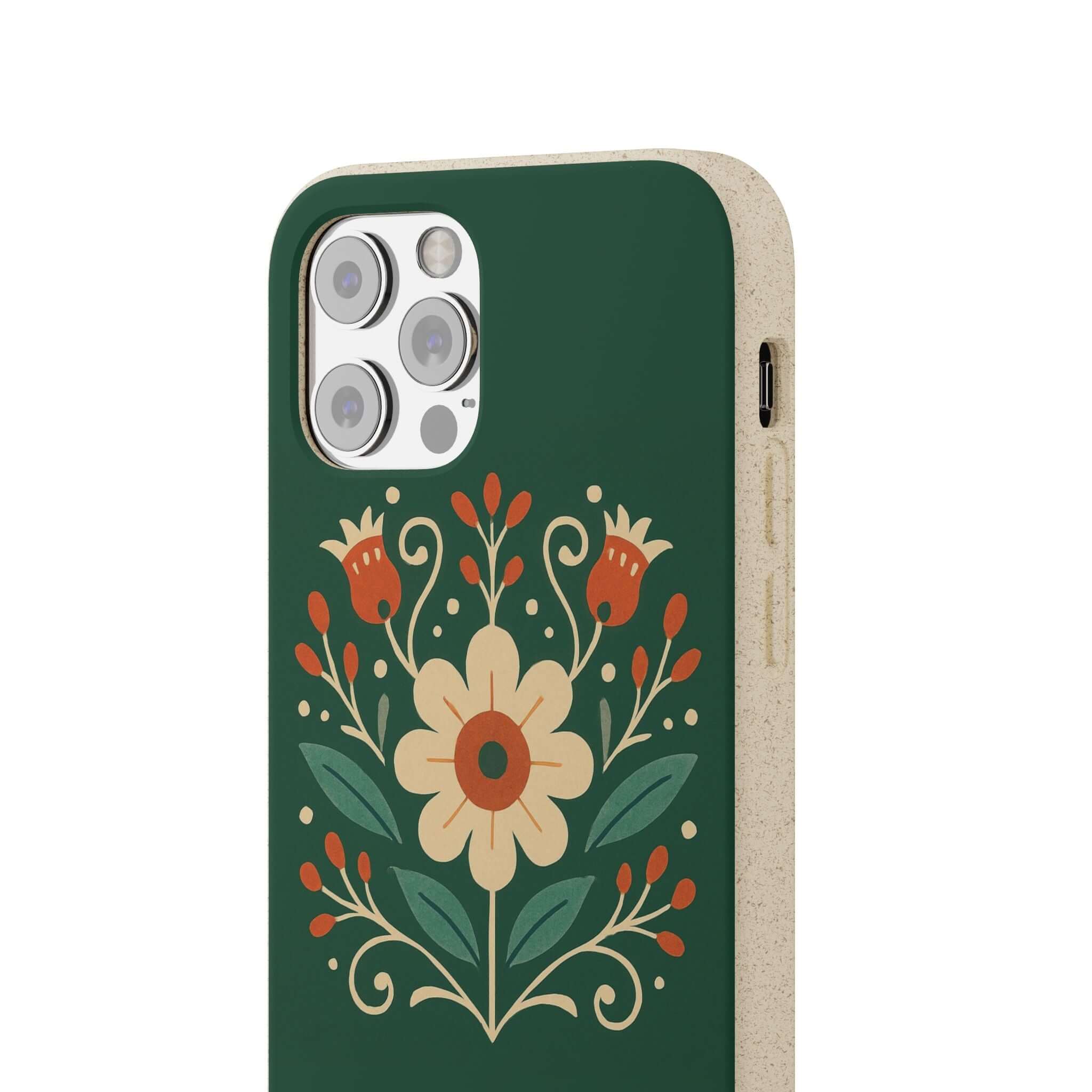 Floral Biodegradable iPhone Cases