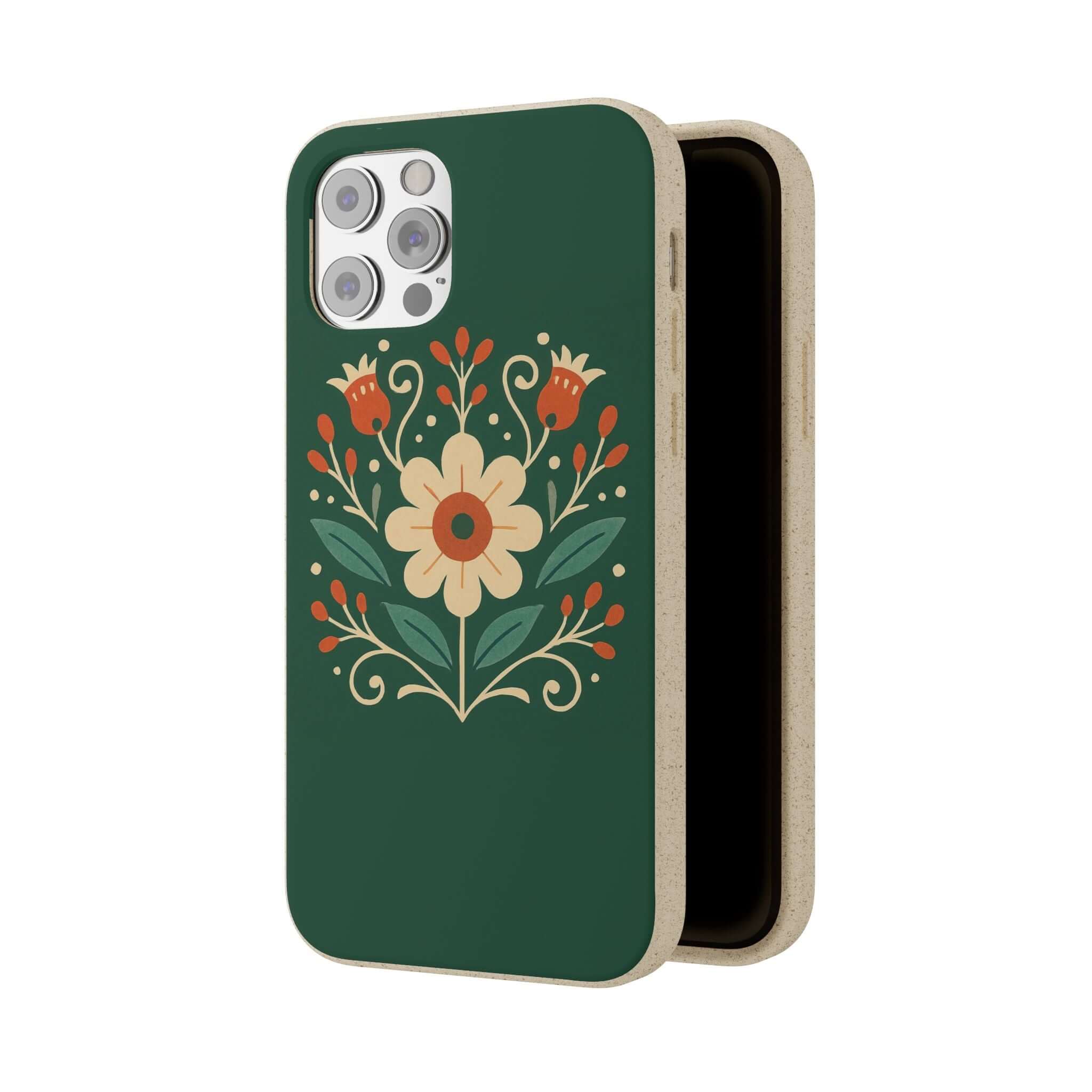 Floral Biodegradable iPhone Cases