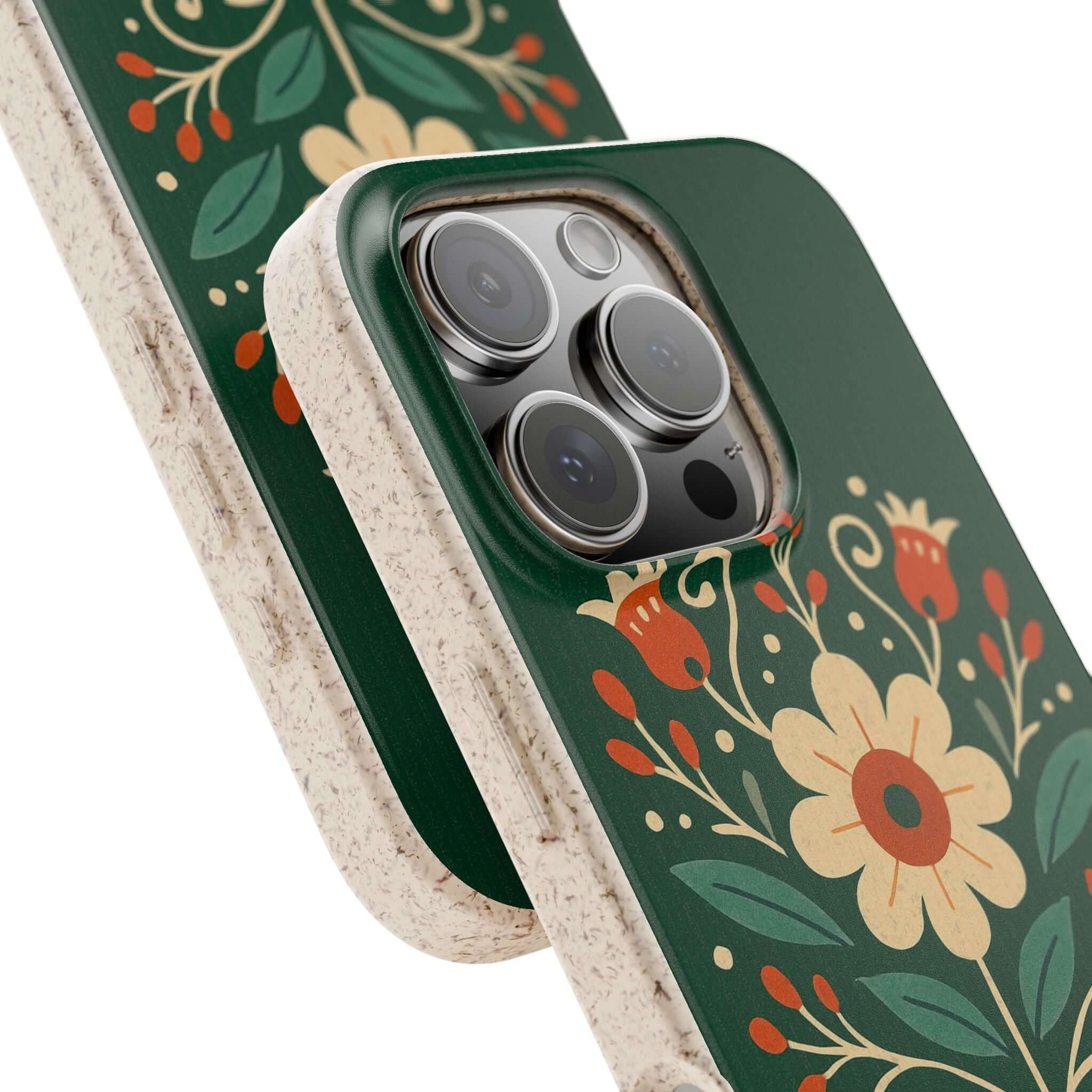 Floral Biodegradable iPhone Cases