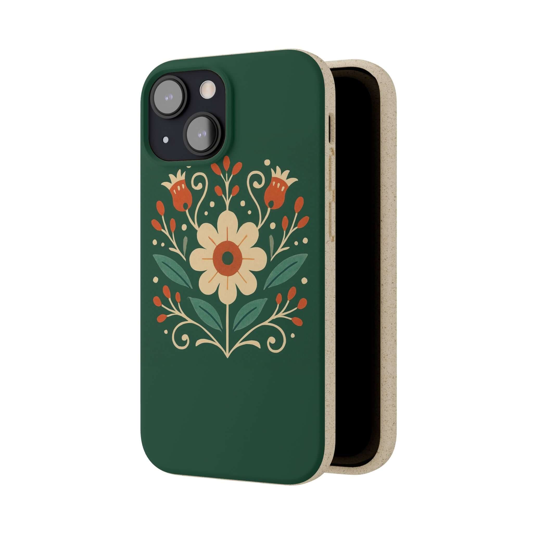 Floral Biodegradable iPhone Cases