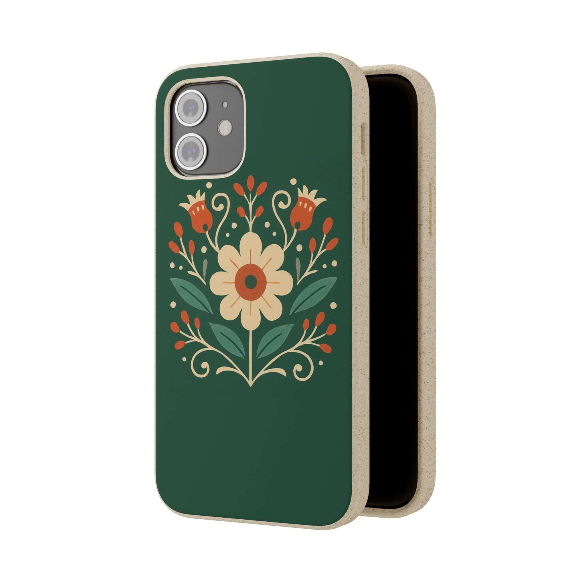 Floral Biodegradable iPhone Cases