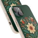 Floral Biodegradable iPhone Cases