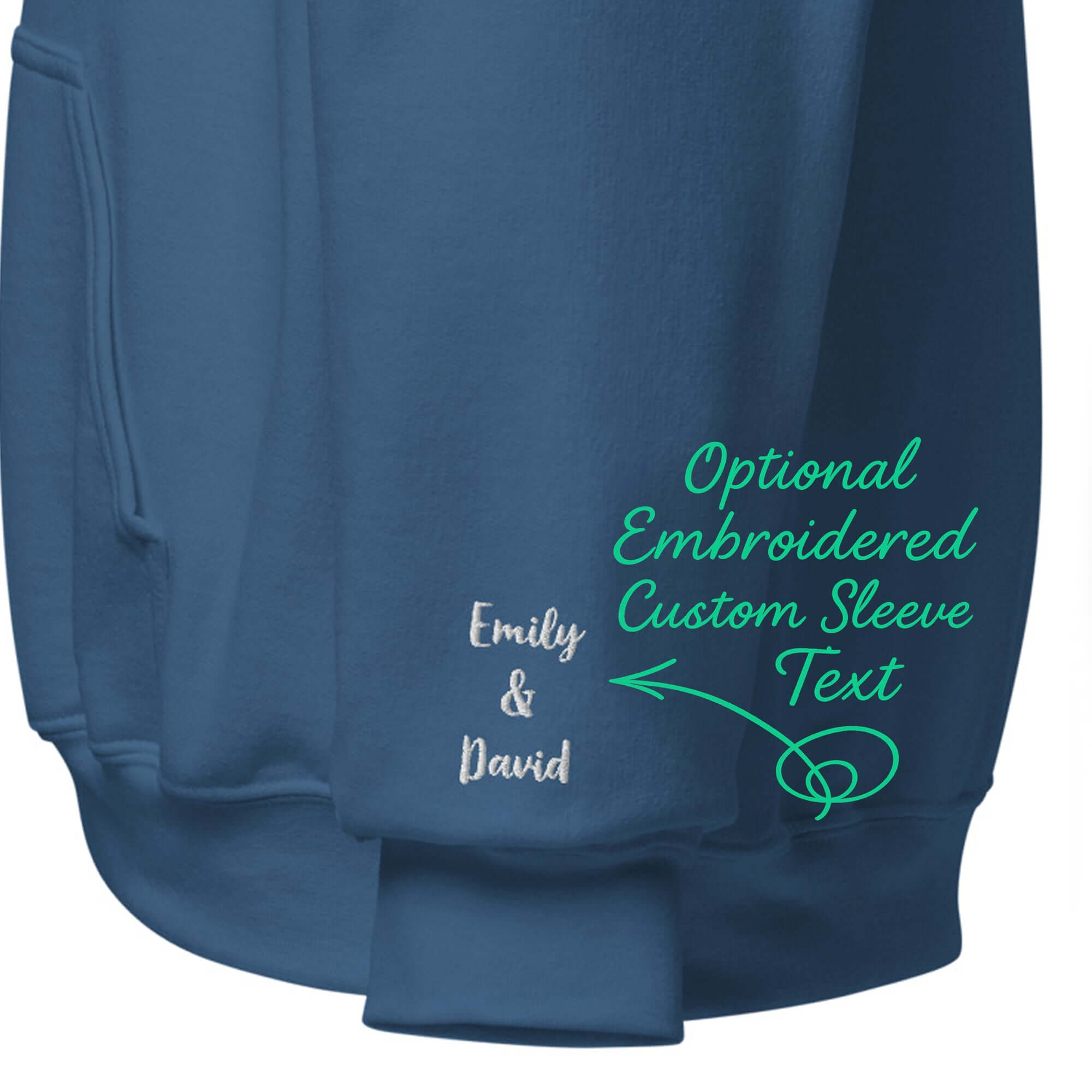 Everyday Magic Mushroom Hoodie – Personalized Embroidered Sweatshirt, Couples or Family Gift
