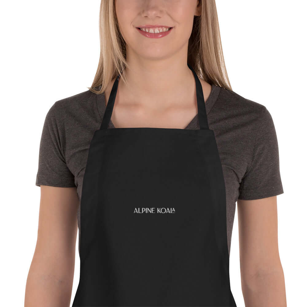 Alpine Koala Embroidered Apron