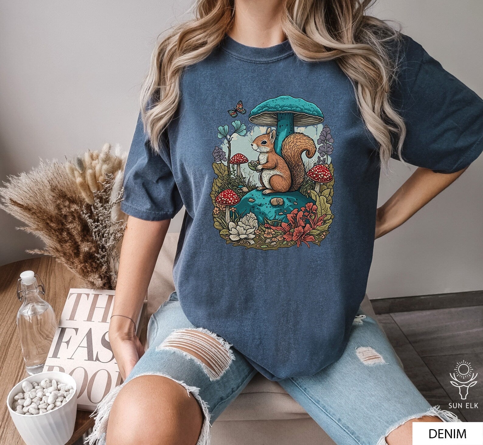 Cute Fairycore Squirrel Unisex Shirt