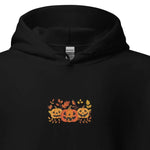 Jack-O-Lanterns & Fall Autumn Leaves Unisex Hoodie