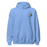 Ghost Sipping Soda Halloween Embroidered Unisex Hoodie