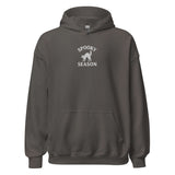 Spooky Season Hoodie – Embroidered Halloween Hoodie, Black Cat Gift