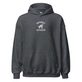 Spooky Season Hoodie – Embroidered Halloween Hoodie, Black Cat Gift