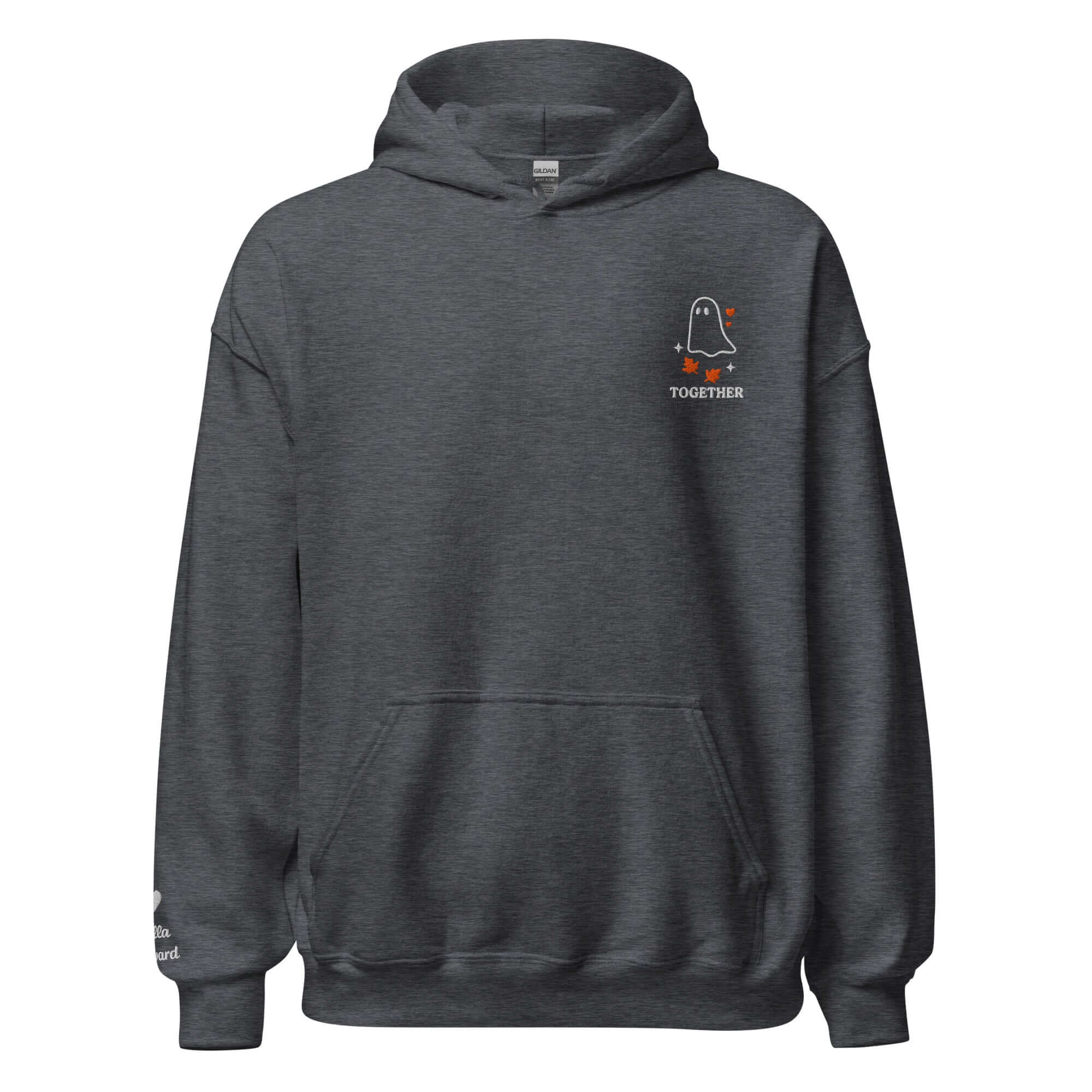 We Haunt Together Matching Hoodies – Personalized Embroidered Hoodie, Halloween Couples or Friend Gift