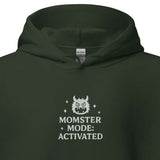Momster Mode Hoodie - Halloween Personalized Embroidered Hoodie, Mother Gift
