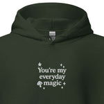 Everyday Magic Mushroom Hoodie – Personalized Embroidered Sweatshirt, Couples or Family Gift