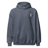 Ghost Sipping Soda Halloween Embroidered Unisex Hoodie