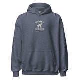 Spooky Season Hoodie – Embroidered Halloween Hoodie, Black Cat Gift
