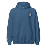 Ghost Sipping Soda Halloween Embroidered Unisex Hoodie