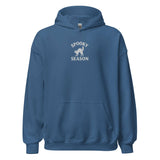 Spooky Season Hoodie – Embroidered Halloween Hoodie, Black Cat Gift