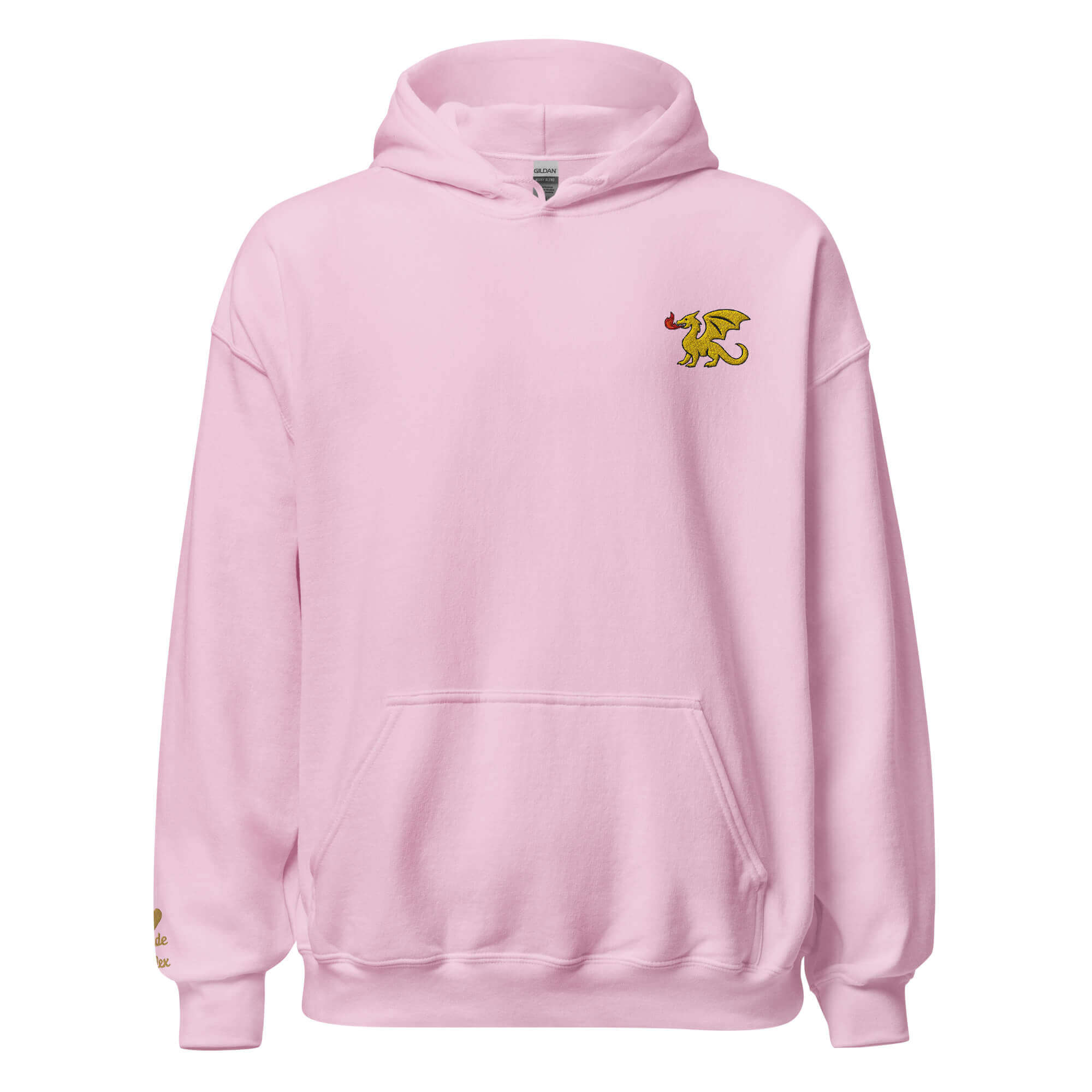 Dragon Hoodie – Personalized Embroidered Hoodie, Medieval Fantasy Gift for Him or Her
