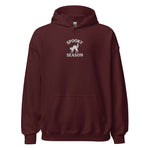Spooky Season Hoodie – Embroidered Halloween Hoodie, Black Cat Gift
