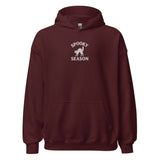 Spooky Season Hoodie – Embroidered Halloween Hoodie, Black Cat Gift