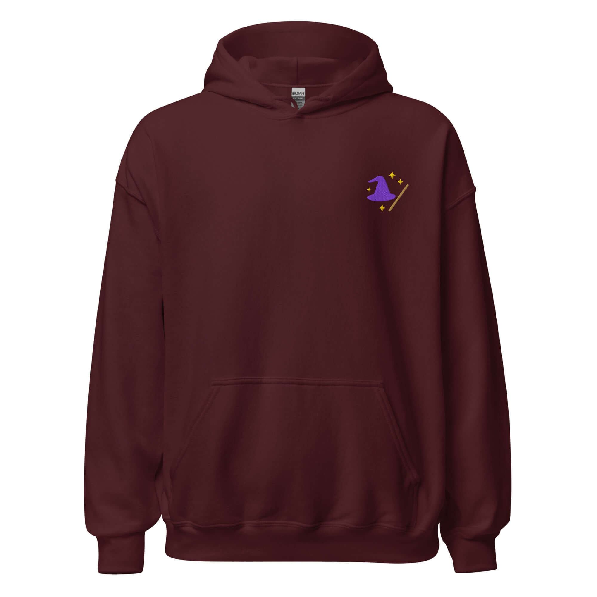 Witch Hat Hoodie – Personalized Embroidered Hoodie, Halloween or Fantasy Gift