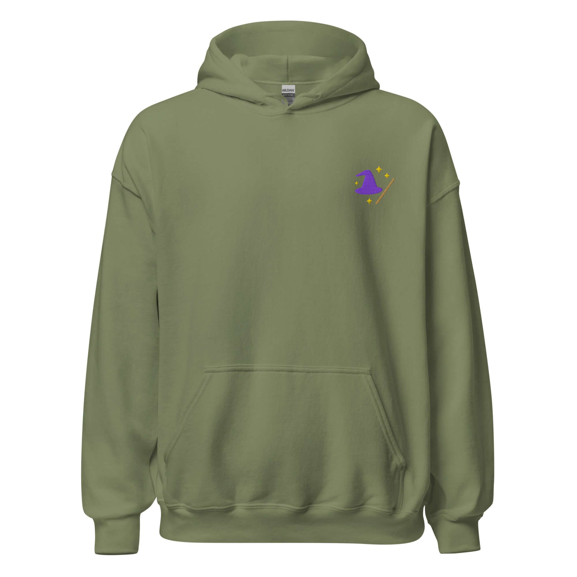 Witch Hat Hoodie – Personalized Embroidered Hoodie, Halloween or Fantasy Gift