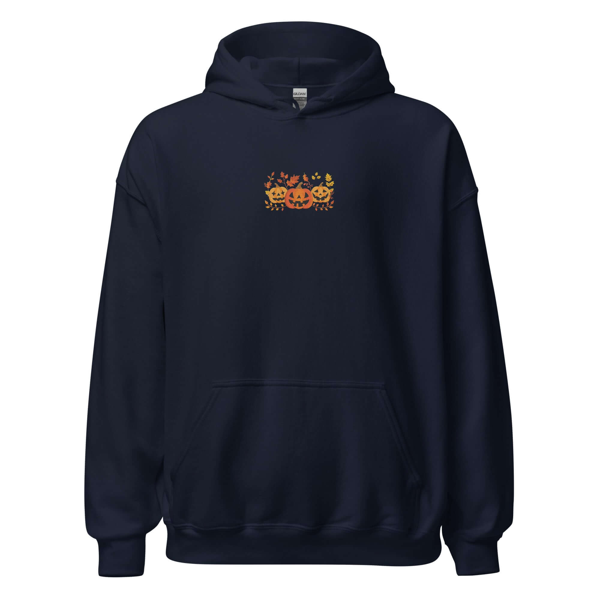 Jack-O-Lanterns & Fall Autumn Leaves Unisex Hoodie
