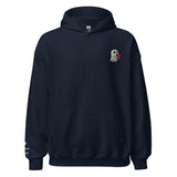Ghost Sipping Soda Halloween Embroidered Unisex Hoodie