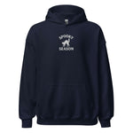 Spooky Season Hoodie – Embroidered Halloween Hoodie, Black Cat Gift