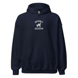 Spooky Season Hoodie – Embroidered Halloween Hoodie, Black Cat Gift