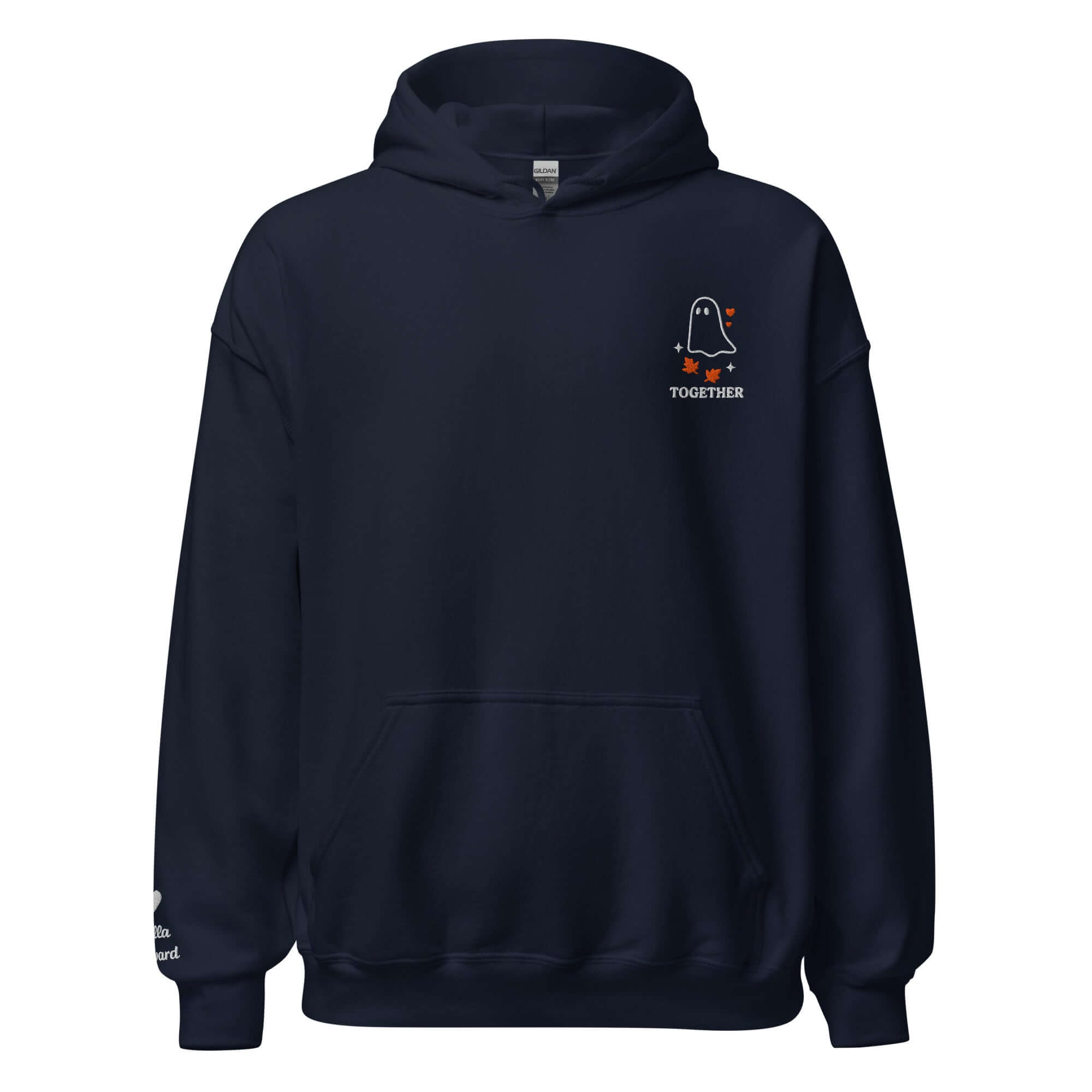 We Haunt Together Matching Hoodies – Personalized Embroidered Hoodie, Halloween Couples or Friend Gift