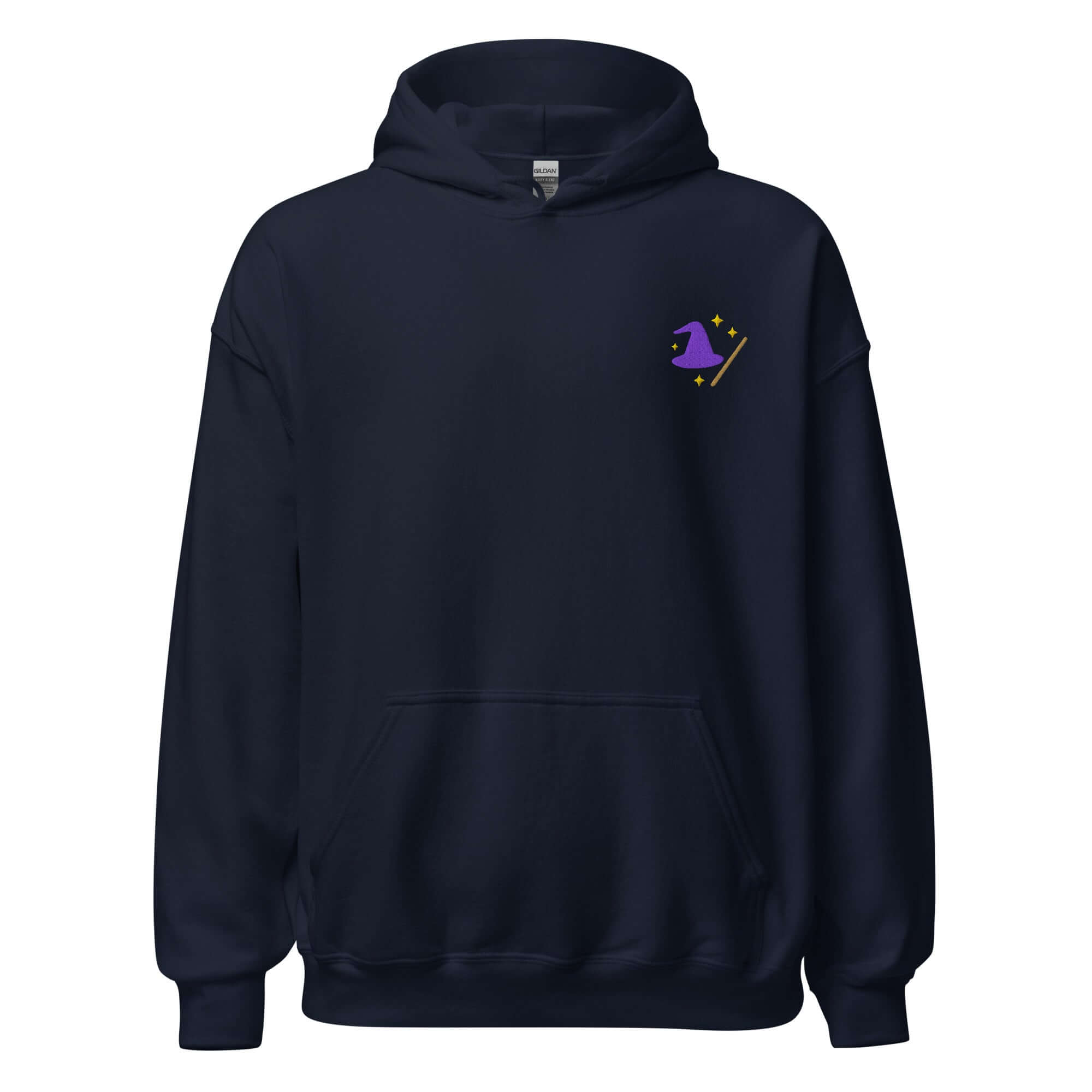 Witch Hat Hoodie – Personalized Embroidered Hoodie, Halloween or Fantasy Gift