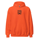 Spooky Season Pumpkin & Bat Hoodie – Personalized Embroidered Hoodie, Halloween Fall Gift