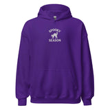 Spooky Season Hoodie – Embroidered Halloween Hoodie, Black Cat Gift