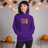 Witch Hat Hoodie – Personalized Embroidered Hoodie, Halloween or Fantasy Gift